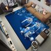 Christmas Style CARPET FOR LIVE ROOM Blue Luxury Home Decoration Bedroom Large Area Rugs Washable Lounge Floor Mats Bedside