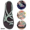 2025 Strappy Braided Sandals Comfortable Rope Bohemian Sandals Open Toe Summer Shoes for Women for Beach Poolside Travel Camping