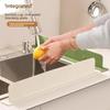 Kitchen Silicone Sink Splash Guard Body Suction Cup Design Flexible Silicone, Easy to Install and Remove, Reusable