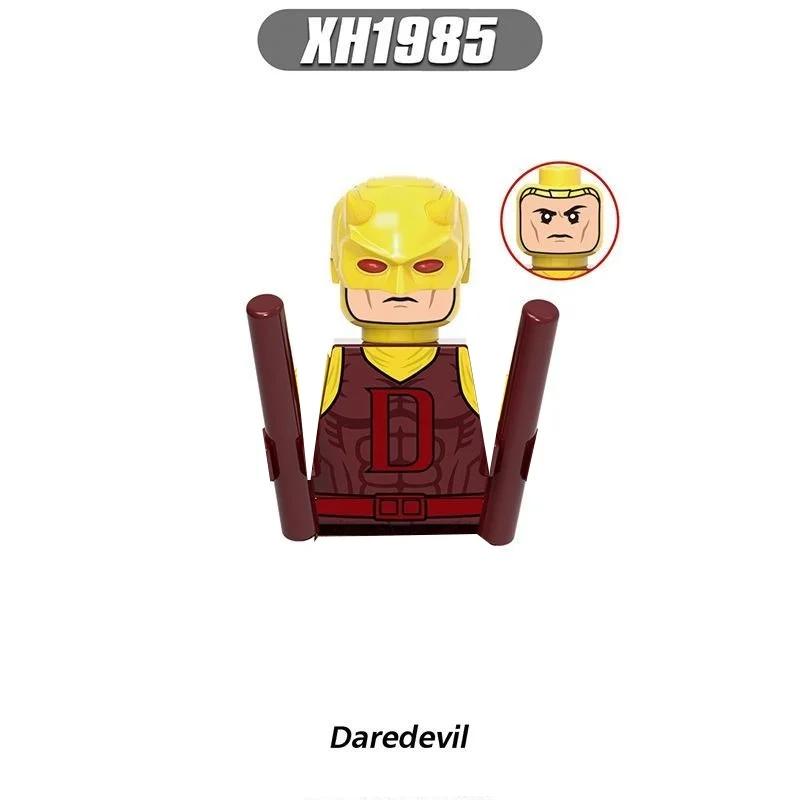 GH0142 Daredevil Movie Mini Figure Toys Cavillerine Pyro Zen Cowboy Elektra X-23 Human Torch Blade Blocks Party Gifts