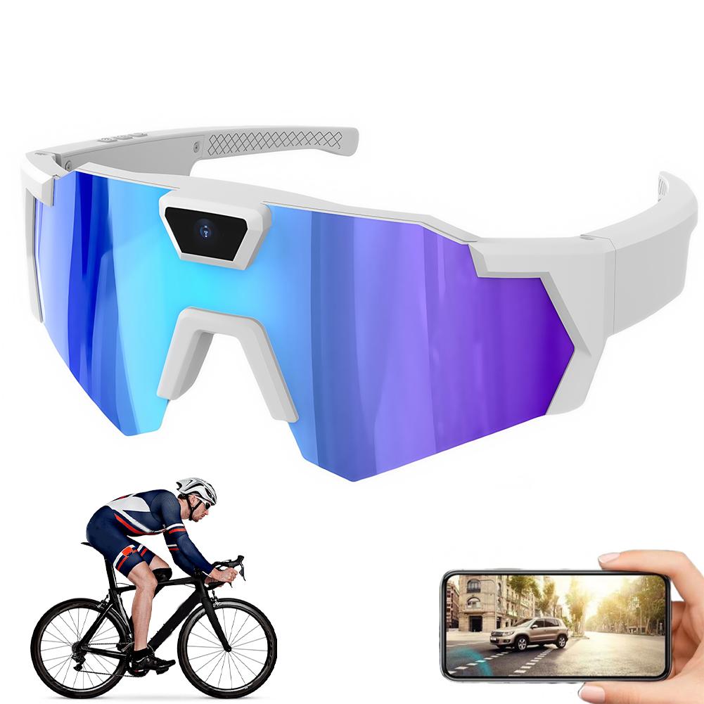 NOWE Okulary Wideo HD Kamera Akcji Okulary Przeciwsłoneczne Okulary Smart Okulary Sportowe Zewnętrzne Rower Motocykl Rejestrator Kierowcy Walk Cam