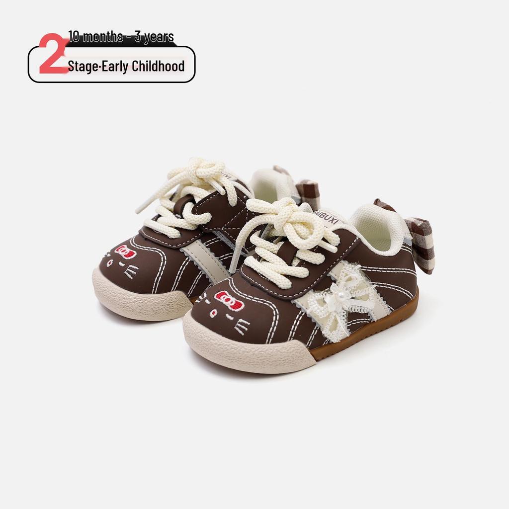 2026 Spring Kids' Fashionable Non-slip Baby Girl Casual Sports Shoes with Soft Sole