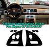 Schwarze Innenraumabdeckungen für Jaguar XF Lenkradtasten Upgrade Reparaturaufkleber für Jaguar XF Teile 2014 2015 Auto Dekorationen