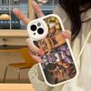 Fnaf Five-nights-At-Freddys Anime Leather Phone Case For IPhone 16 15 14 17 Pro Max 11 12 Mini Plus Soft Shell