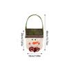 Cloth Christmas Candy Bag Plush Christmas Gift Drawstring Bags  Outdoor Christmas