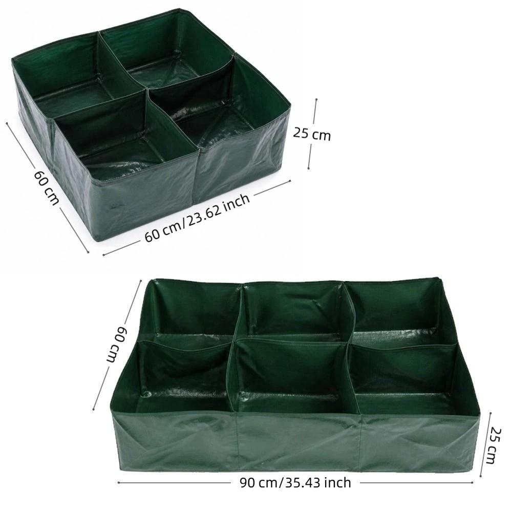 4/6 Grids Vegetable Planting Bag Fruit Growth Flower Growing Container Planting Container  Indoor