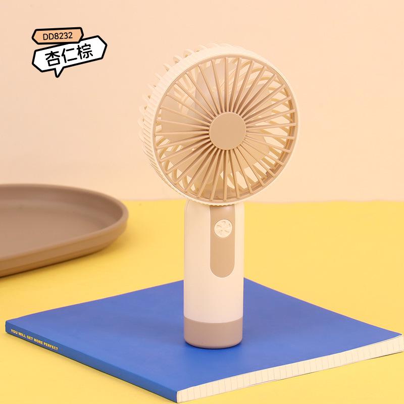 

Compact USB-Rechargeable Three-Speed Desktop Handheld Fan for Students & Offices Gift Box Packaging + USB Charging Cable