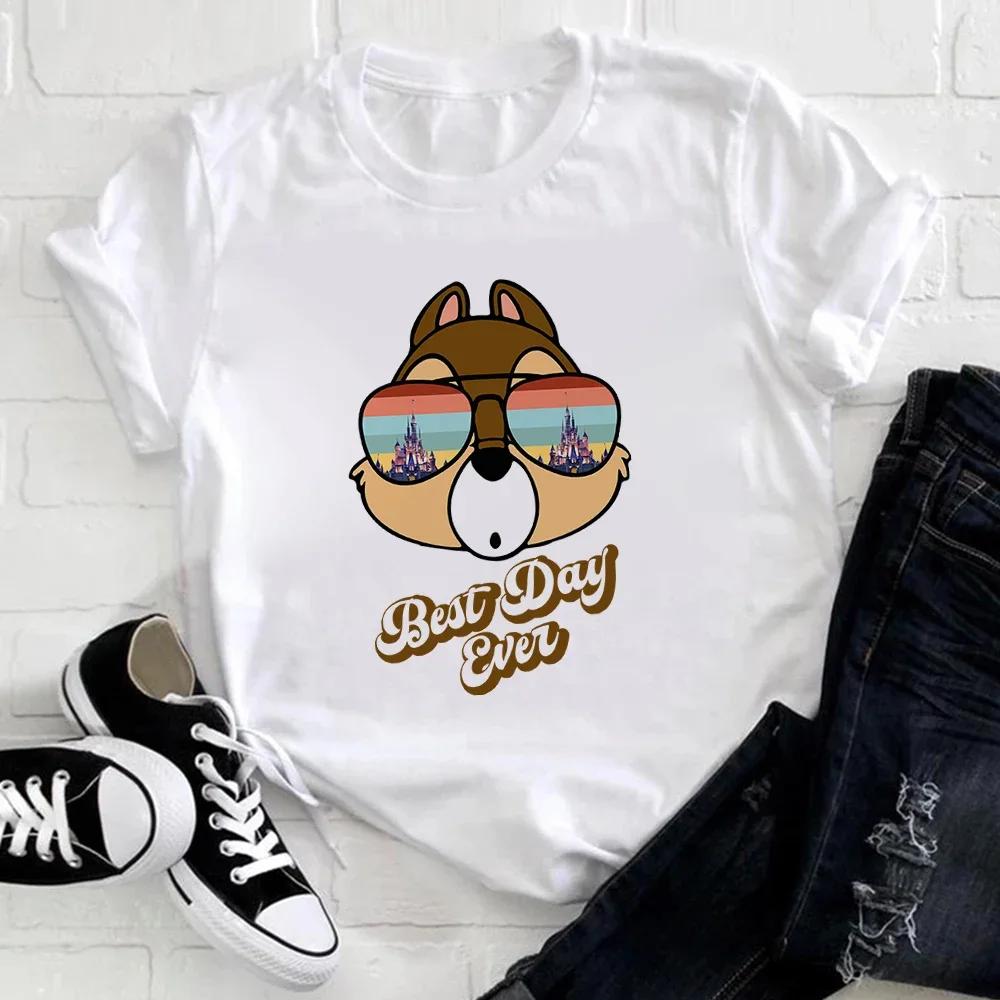 Kawaii T-shirt Cartoon Little Mermaid Print Short Sleeve T Shirt Fashion Streetwear Fashion Unisex Clothing Tops
