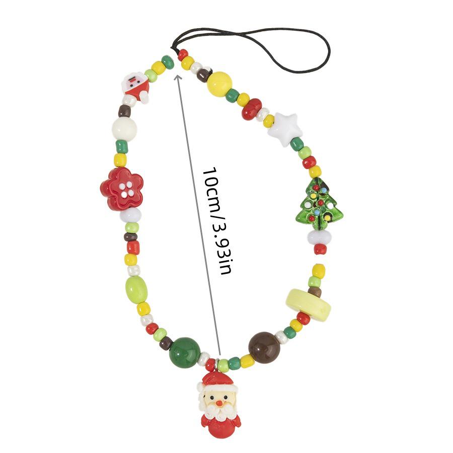 New Christmas Tree Santa Claus Keychain Pendant