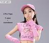 Hip Hop Mädchen Süßigkeiten Crop Top Street Dance Stufenröcke Kinder Süßes Streetwear Kind Jazz Cheerleader Kostüme Kleidung Sets