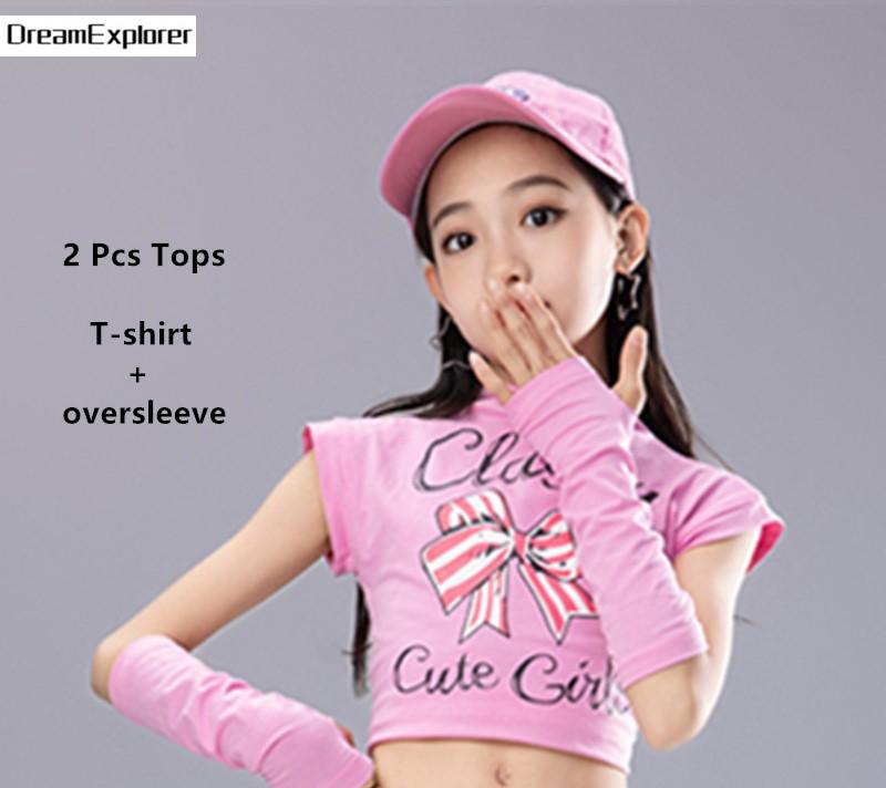 Hip Hop Mädchen Süßigkeiten Crop Top Street Dance Stufenröcke Kinder Süßes Streetwear Kind Jazz Cheerleader Kostüme Kleidung Sets