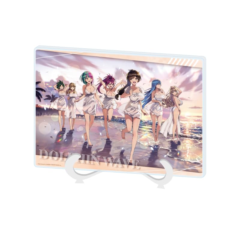 

Dolphin Wave 02 1.5th Anniversary Illustration [Official Illustration] Acrylic Art Board [A5 Size]