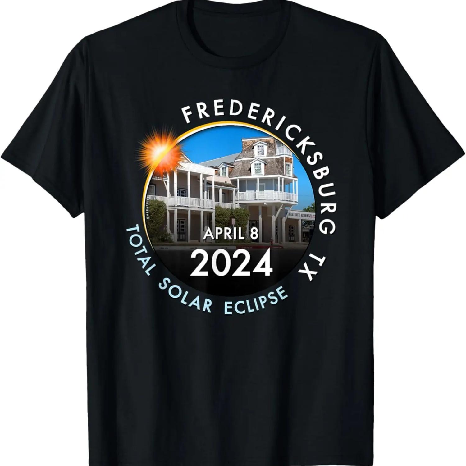 2024 Total Solar Eclipse Totality Fredericksburg Texas __ 26 T-Shirt XXXXL