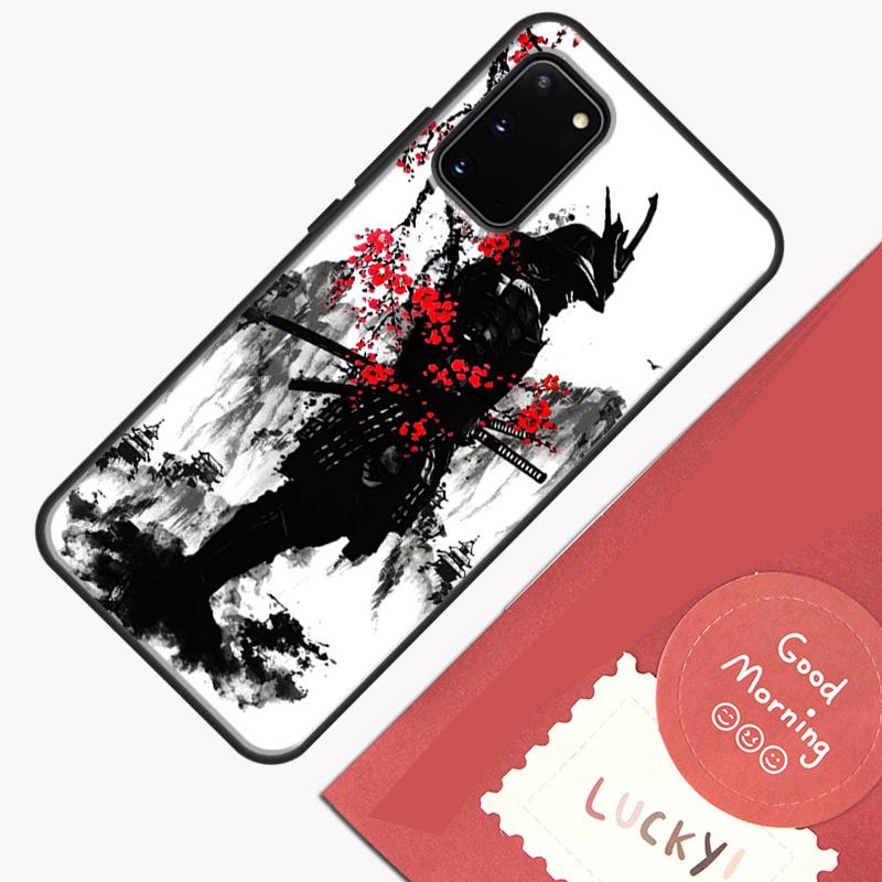Japanese Samurai Warrior Phone Case For Samsung Galaxy S23 S26 Ultra S20 S21 S22 S24 S25 Plus S10 S25 FE Cover Shell