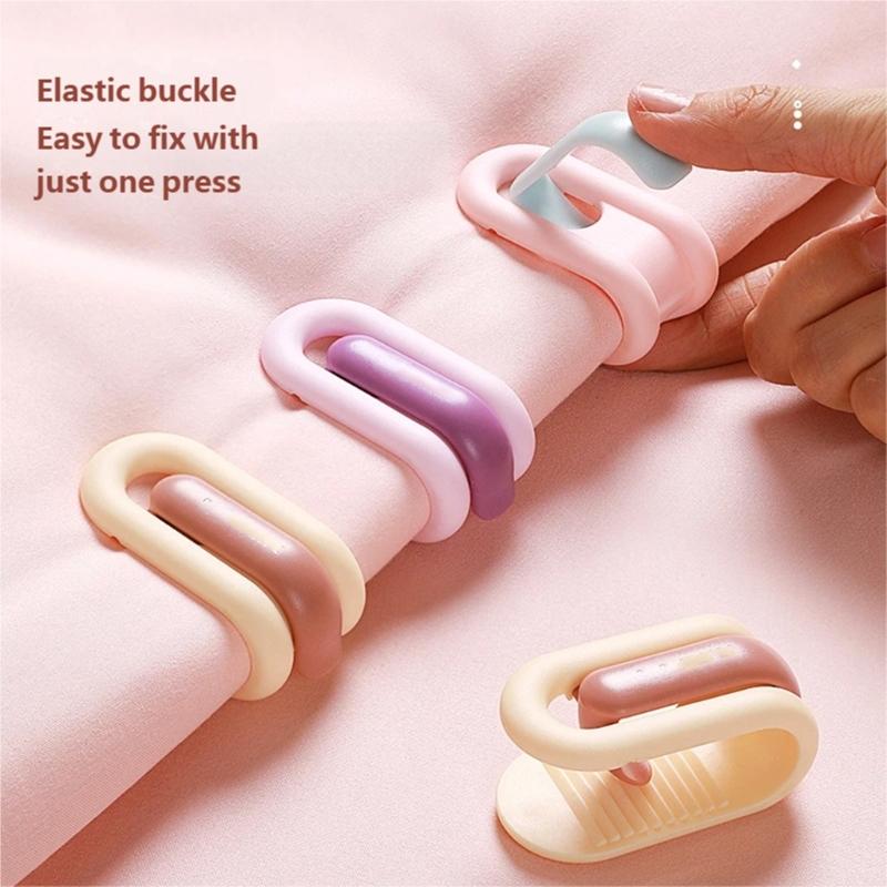 6Pcs Bed Sheet Holders Secure Grip for Duvet Blanket Prevent Sliding Easy Setups