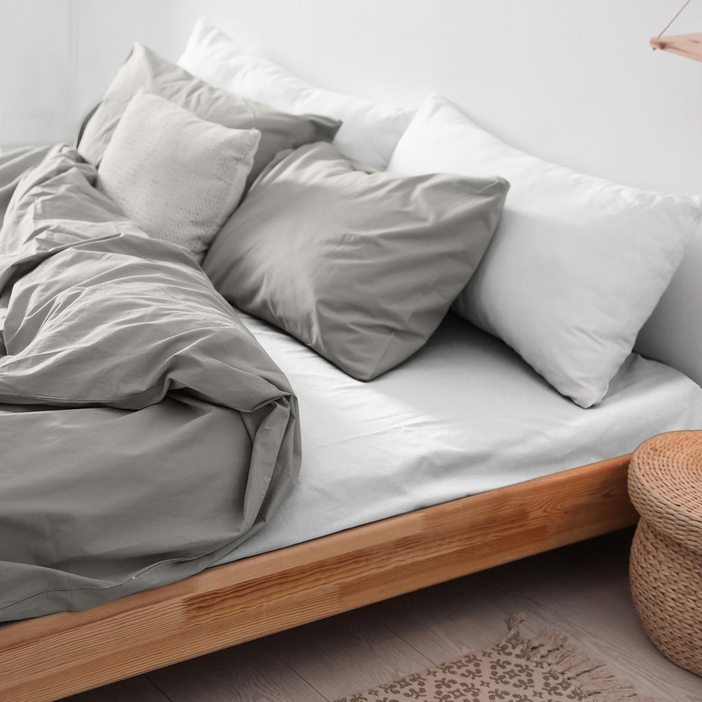 Flannel fitted sheet 140x200 SOFT warm FLANNEL white