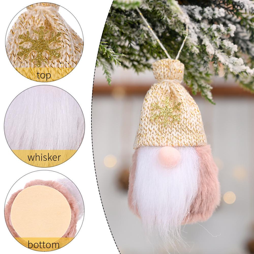 Captivating Wooden Doll Ornaments With Round Base And Whimsical Hats For Cheer Holiday