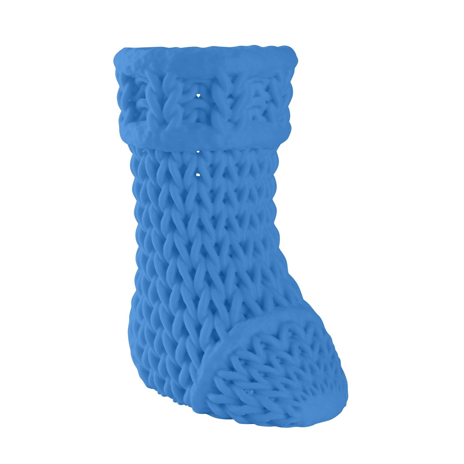 

3D Printede Вязаный контейнер для чулок Декоративная модель для дома One Size синий