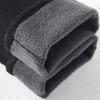 Plus Size Men Warm Thick Jeans Winter Business Stretch Black Jean Trousers Brand Pants