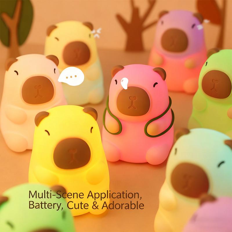 Chameleon Silicone Night Light Soft Nursery Nightlight,Rechargeable Dimmable LED Squishy Novelty Animal Bedside Lamp,Kid Gifts
