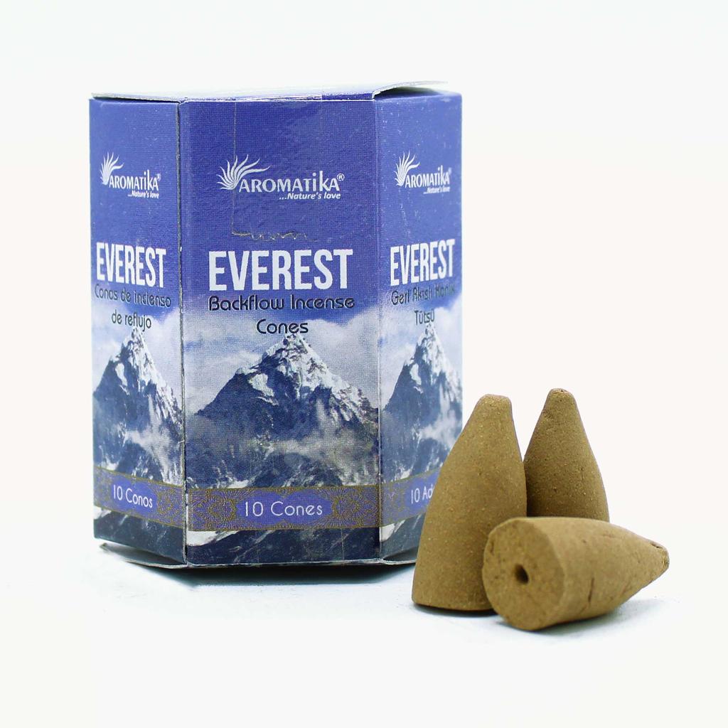 Backflow Incense Cones Masala Everest 10 Cones Aromatika
