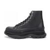 Tread Slick Leather Short Combat Boots Men's Black 627206WHZ621081