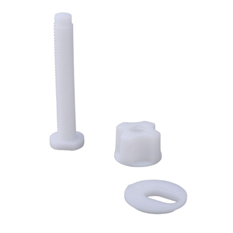 Bathroom Fixture Fasteners Convenient Toilet Cover Screw Bolts Toilet Lid Mounting Set Essential Toilet Installation Set