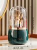1PC Makeup Brush Storage Bucket Dustproof Hose Cover Partition Can Rotate The Pen Holder Transparent Box Desktop