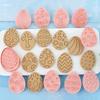 8Pcs DIY Easter Cookie Biscuit Mold Cartoon Bunny Egg Cookie Cutters 3D Rabbit Baking Fondant Mold Stamp Cake Decorating Tools