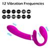 PrettyLove Strapless Strap-on Dildos Vibrators For Women 12 Speed Vibrating Double Penetration Strapon Vibrator Lesbian Sex Toys