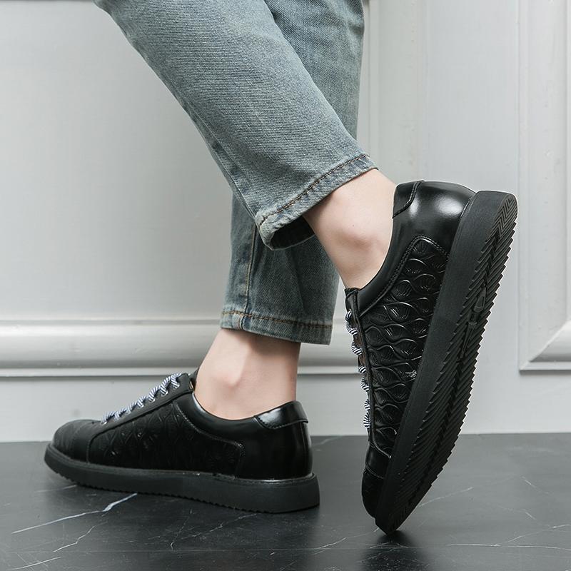 Men Leather Casual Oxford Shoes Retro Comfortable Platform 2024 New British Style Lace-Up Business Shoes Slip-on Outdoor Shoes