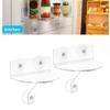 2pcs Clear Acrylic Plant Shelf Wide Suction Cup Window Sill Extender for Indoor Gardens Space-Saving Display Rack