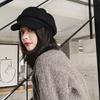 Solid Color British Berets Thick Painter Caps Elegant Artist Hat  Travel