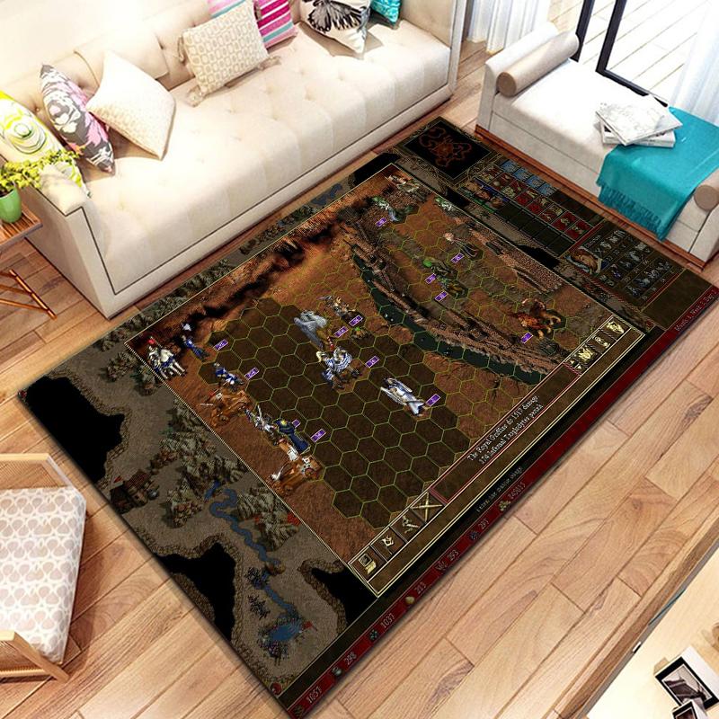 Heroes-of Might and Magic 3 Dywan do druku Salon Sypialnia Dywaniki do rekwizytów fotograficznych Zdjęcie Prezent urodzinowy Akcesoria domowe