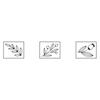 Wooden Stamp Set - ARTEMIO - Splendid Christmas - 3 Stamps - Foliage Theme - Durable Rubber