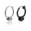 1 Stück Unisex Cool Ohrring Rund Nicht Ohr Piercing Hoop Ohrring Clip