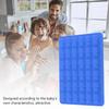 Bear Shape Ice Cube Box Mold Tray Maker Silicone Ice Cream Chocolate (Dark Blue   Dropper)