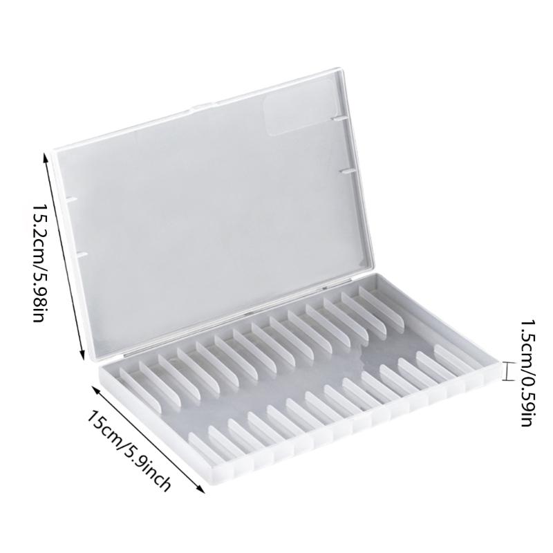 Caja Organizadora de Plumas Estilográficas de 12 Ranuras Caja Ligera para Guardar Bolígrafos Contenedor de Almacenamiento de Bolígrafos Gestión de Suministros de Oficina