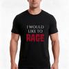I Would Like To RAGE TShirt Summer Casual Cotton Tee Oversized Streetwear Tops Vintage Graphic Print Loose Fit Short Sleeve