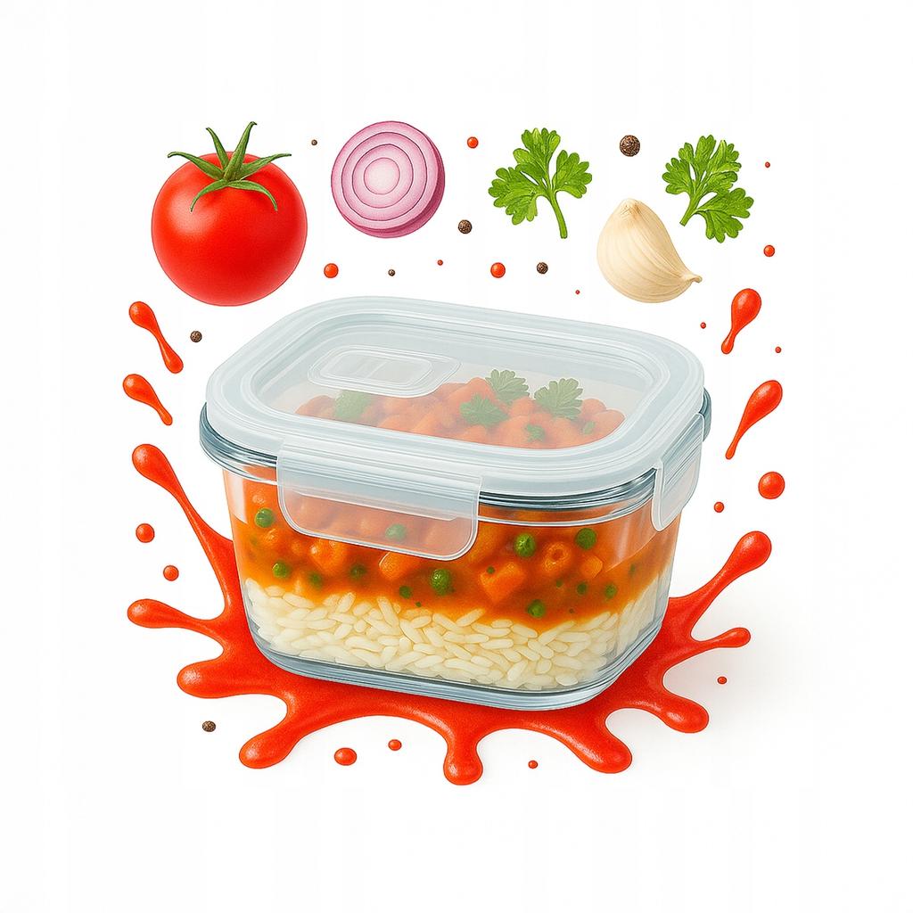Pojemnik Szklany Lunchbox Kwadratowy 320 Ml Na Żywność Obiad Lunch Sałatki