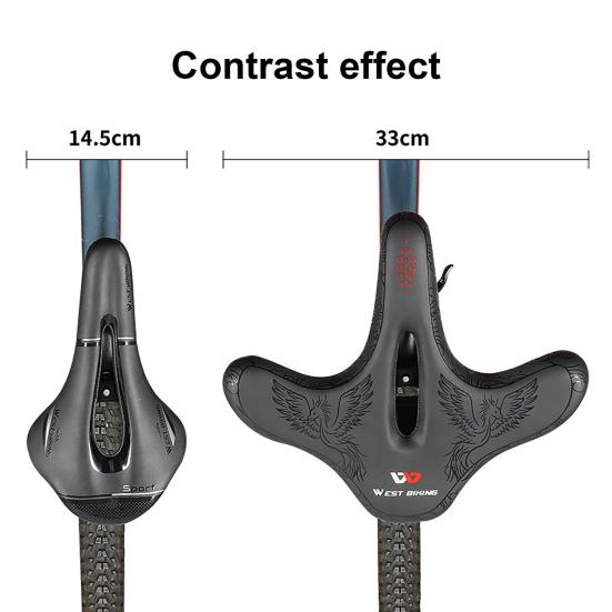 Anti-Scratch Bike Saddle Wide Wear-Resistant Ergonomic Soft Bicycle Thicken Cushion Pad