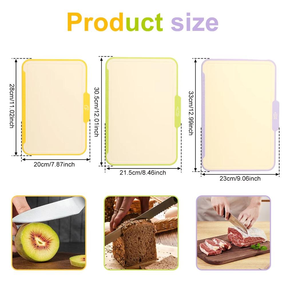 Non-Slip Cutting Board Plastic Chopping Board Durable Charcuterie Board  Cooking