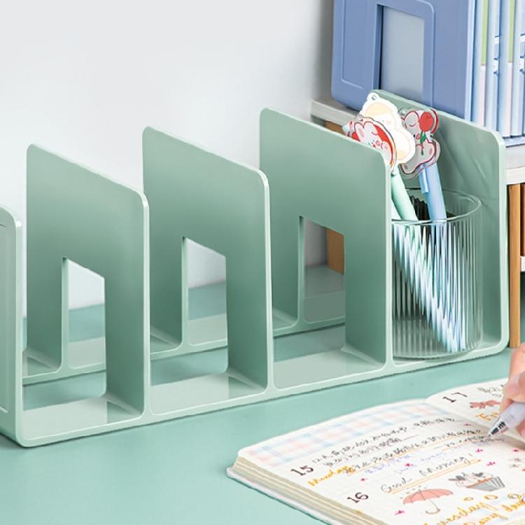 Acrylic Bookends Book Storage Stand File Sorter Reading Shelf Book Stands Decorative Bookends