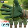 1/2pairs Gardening Gloves Thorn Proof Rose Pruning Garden Glove Protection Glove Rose Gloves for Cactus Rose and Blackberry
