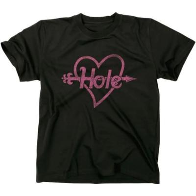 Hole Men's Distressed Heart T-Shirt Black _ Officially Licensed Merchandise