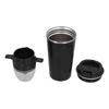 510ML Thermal Coffee Cup Stainless Steel Portable Insulated Coffee Cup Drip Pot for Outdoor Travel