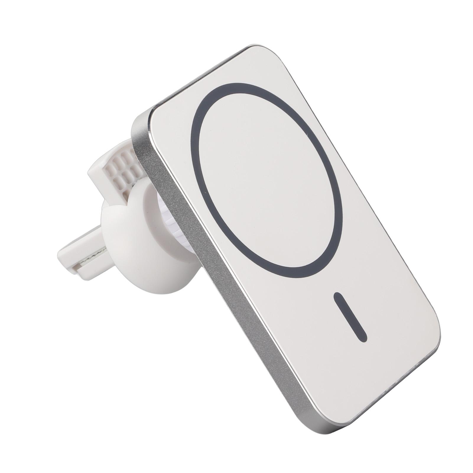 

Беспроводное автомобильное зарядное устройство 15 Вт, быстрая зарядка, магнитное вращение на 360 градусов, стабильное, прочное, долговечное автомобильное белый