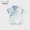 DAVE&BELLA Baby Boys' Chinese Style Summer Anti-bacterial Romper