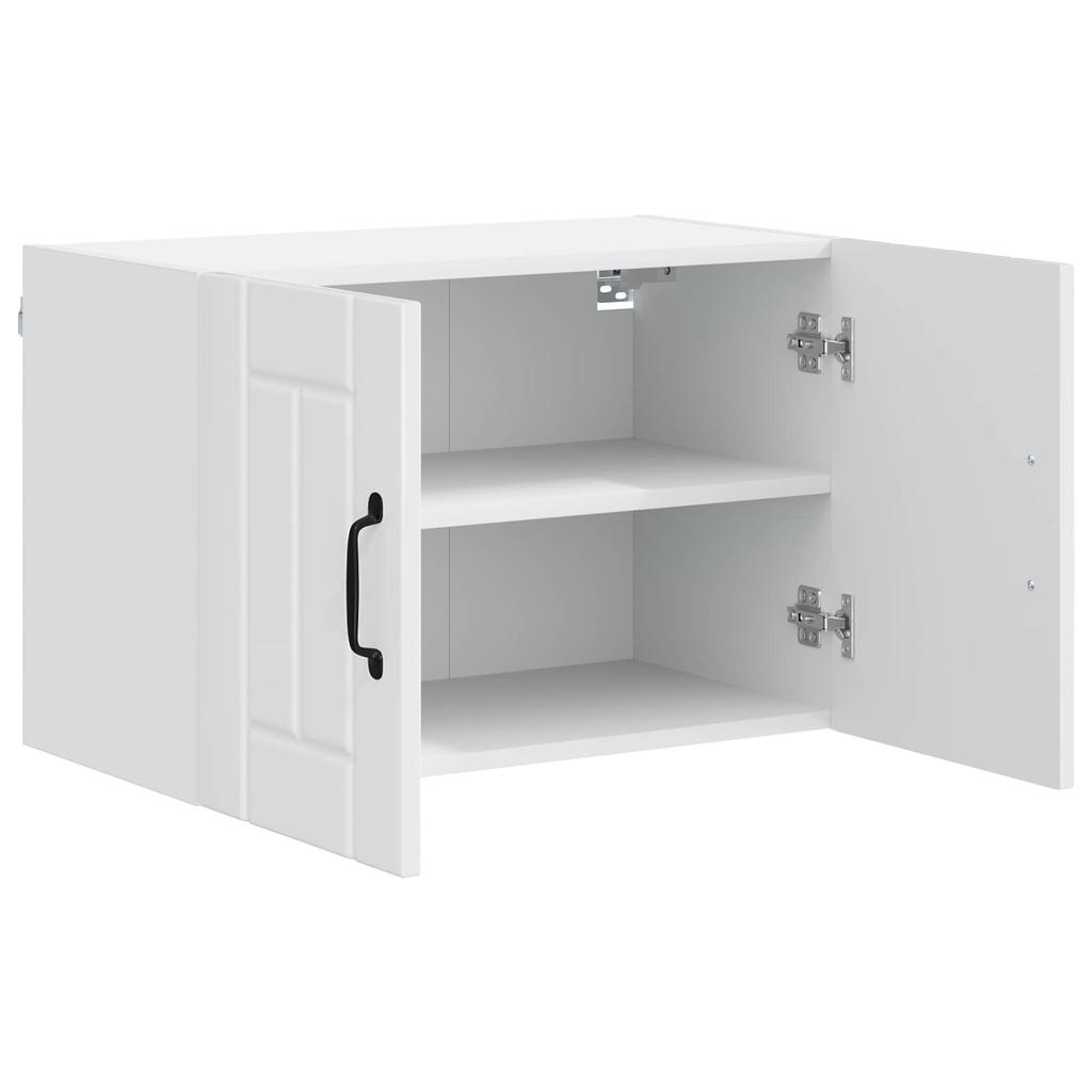 Wall Cabinet LUCCA 2 Pcs High Gloss White 60 X 31 X 40 Cm