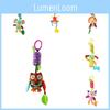 Skk New Animal Wind Chime Bed Hanging Pushchair Pendant With Bell Teether Plush Toy Manufacturer Supply
